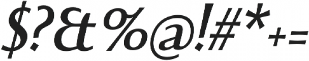 Beatrix Antiqua Medium Italic otf (500) Font OTHER CHARS