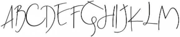 Beatrix Signature Regular otf (400) Font UPPERCASE