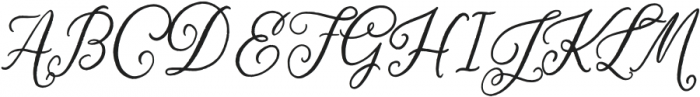 Beaufille Sparkly otf (400) Font UPPERCASE