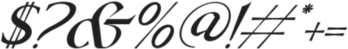 Beaute Bold Italic otf (700) Font OTHER CHARS