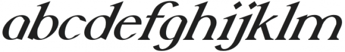 Beaute Bold Italic otf (700) Font LOWERCASE