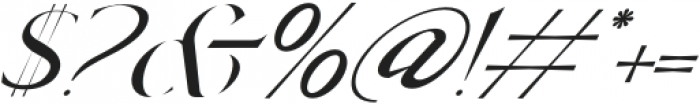 Beaute Italic otf (400) Font OTHER CHARS