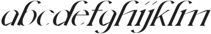 Beaute Italic otf (400) Font LOWERCASE