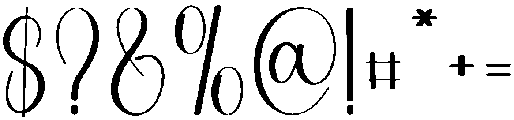 Beautica Regular otf (400) Font OTHER CHARS