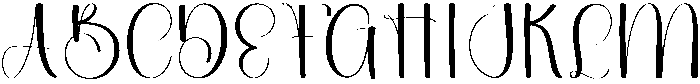 Beautica Regular otf (400) Font UPPERCASE