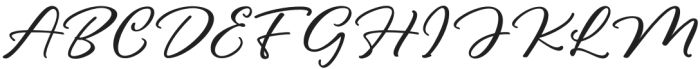 Beauties otf (400) Font UPPERCASE