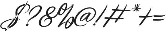 Beautiful Aletha Italic Italic ttf (400) Font OTHER CHARS