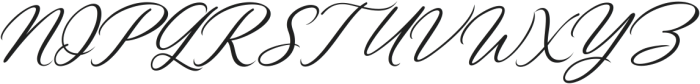 Beautiful Aletha Italic Italic ttf (400) Font UPPERCASE