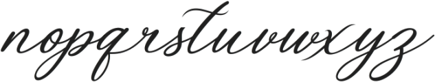Beautiful Aletha Italic Italic ttf (400) Font LOWERCASE