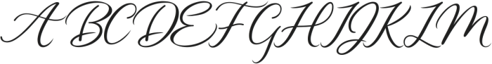 Beautiful Aletha ttf (400) Font UPPERCASE