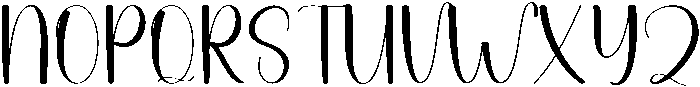 Beautiful Baby Regular otf (400) Font UPPERCASE