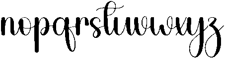 Beautiful Baby Regular otf (400) Font LOWERCASE