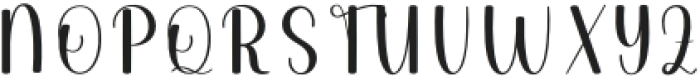 Beautiful Barbie Regular otf (400) Font UPPERCASE
