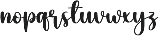 Beautiful Butterfly Regular otf (400) Font LOWERCASE