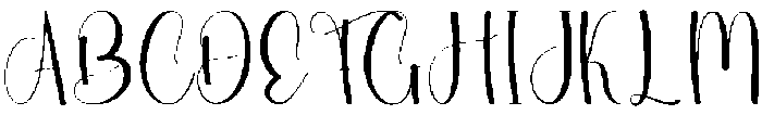 Beautiful Calligraph Regular otf (400) Font UPPERCASE