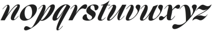 Beautiful Comethrue Bold Condensed Italic otf (700) Font LOWERCASE