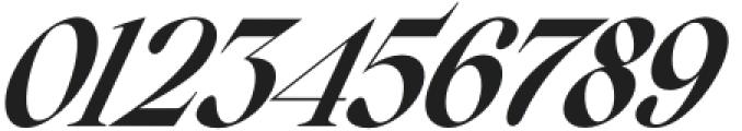Beautiful Comethrue Bold Ultra Condensed Italic otf (700) Font OTHER CHARS