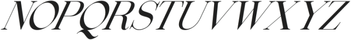 Beautiful Comethrue Medium Ultra Condensed Italic otf (500) Font UPPERCASE