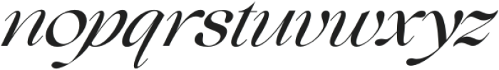Beautiful Comethrue Regular Italic otf (400) Font LOWERCASE