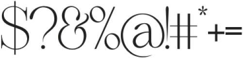 Beautiful Comethrue Thin Ultra Condensed otf (100) Font OTHER CHARS