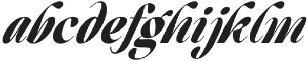 Beautiful Comethrue Ultra Bold Condensed Italic otf (700) Font LOWERCASE