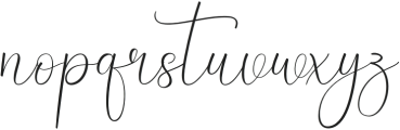 Beautiful Darling Regular otf (400) Font LOWERCASE