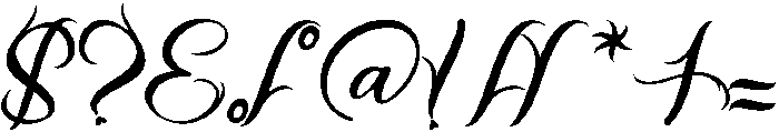 Beautiful Dealove otf (400) Font OTHER CHARS