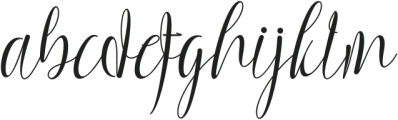 Beautiful Easter otf (400) Font LOWERCASE