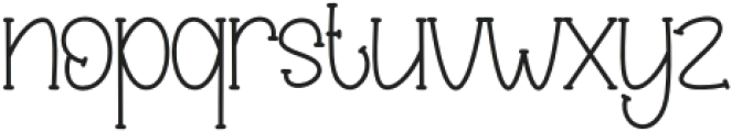 Beautiful Flower Regular otf (400) Font LOWERCASE