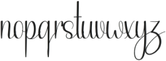 Beautiful Fonts Regular otf (400) Font LOWERCASE