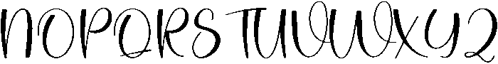 Beautiful Handmade Regular otf (400) Font UPPERCASE