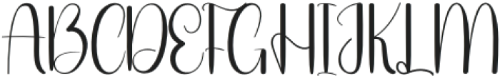 Beautiful Handmade Regular otf (400) Font UPPERCASE