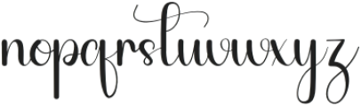 Beautiful Handmade Regular otf (400) Font LOWERCASE