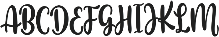 Beautiful Holiday otf (400) Font UPPERCASE