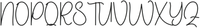 Beautiful Homemade Regular otf (400) Font UPPERCASE