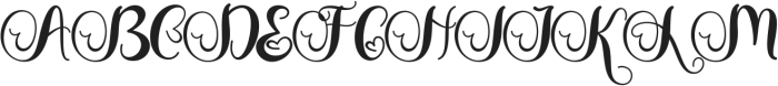 Beautiful Mother Monogram ttf (400) Font UPPERCASE