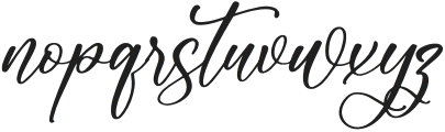 Beautiful Natural Italic otf (400) Font LOWERCASE