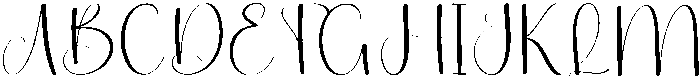 Beautiful Regular otf (400) Font UPPERCASE