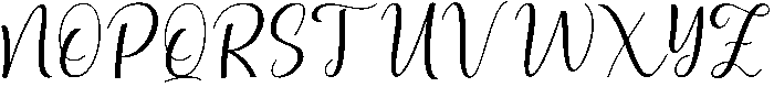 Beautiful Regular otf (400) Font UPPERCASE