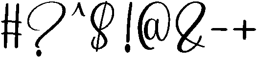 Beautiful Regular otf (400) Font OTHER CHARS