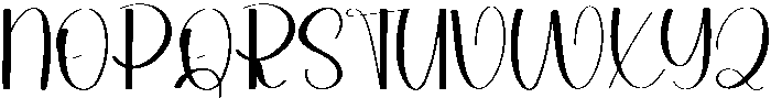 Beautiful Regular otf (400) Font UPPERCASE