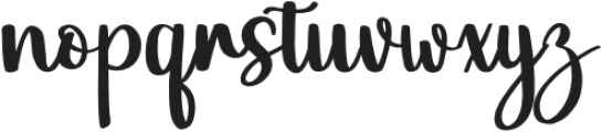 Beautiful Rose Regular otf (400) Font LOWERCASE