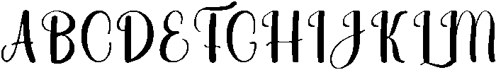 Beautiful Shopia Regular otf (400) Font UPPERCASE