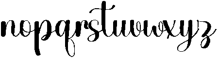 Beautiful Shopia Regular otf (400) Font LOWERCASE