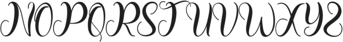 Beautiful Spring otf (400) Font UPPERCASE