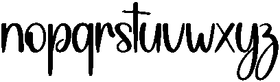 Beautiful  Sunshine Regular otf (400) Font LOWERCASE