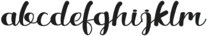 Beautiful Variella otf (400) Font LOWERCASE