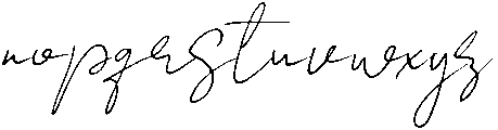 Beautiful otf (400) Font LOWERCASE