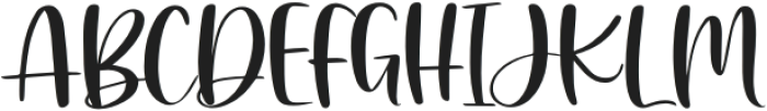 BeautifulGift-Regular otf (400) Font UPPERCASE