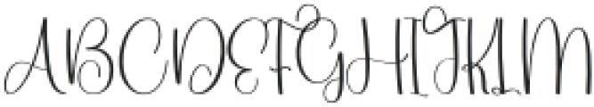 BeautifulHandwriting Regular otf (400) Font UPPERCASE